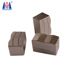 Huazuan tool M shape granite stone block diamond cutting segment for large saw blade 3000mm